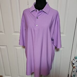 Nwot FootJoy Golf Lavender Men's Polo Shirt size LT